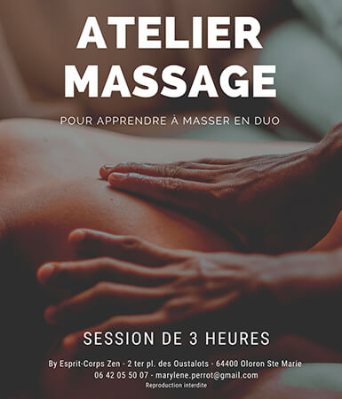 Atelier massage en duo à Oloron Sainte-Marie